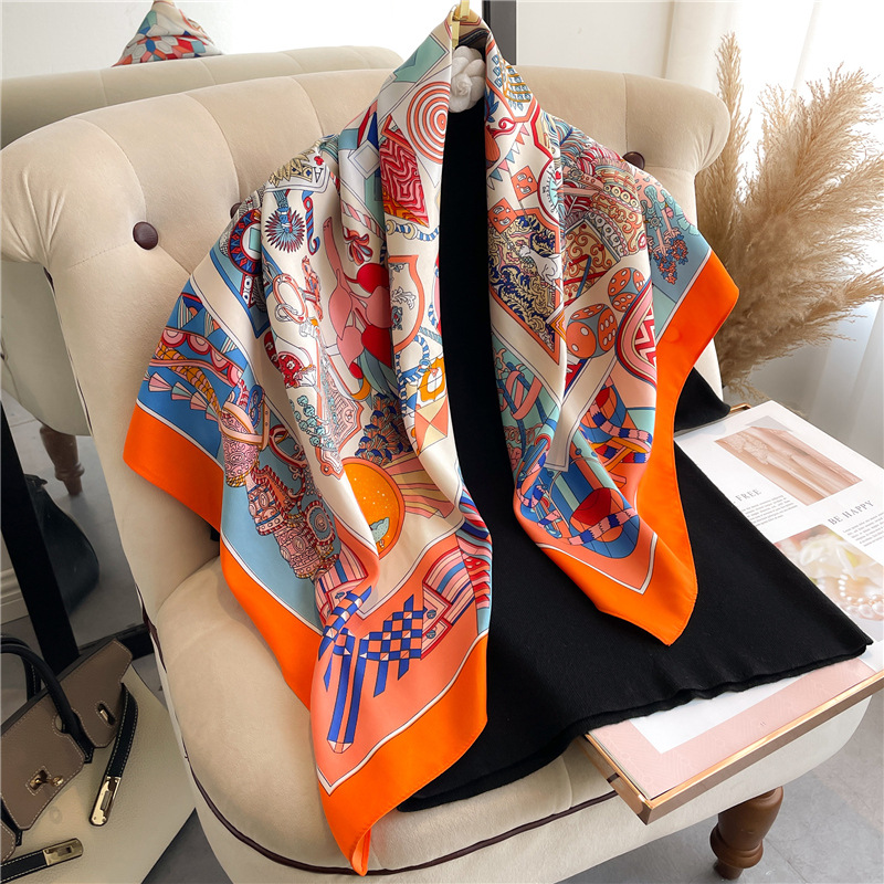 2026 New Square Twill Silk Sca - đánh giá và giá Scarf Silk Square