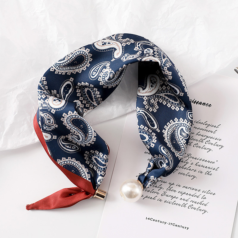 Women New Pearl Buckle Silk Sc - đánh giá và giá Face Scarf Mask