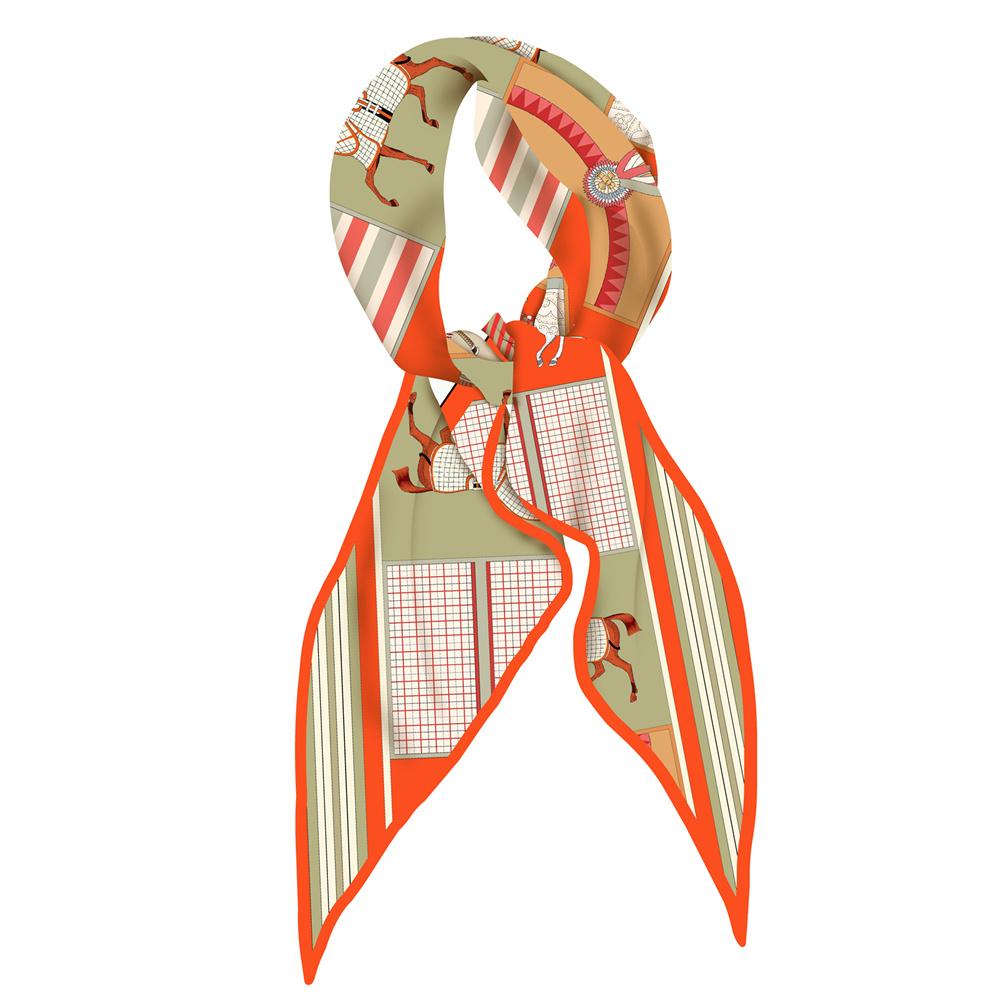 New Design Fashion Printed Sil - đánh giá và giá Scarf Silk Square