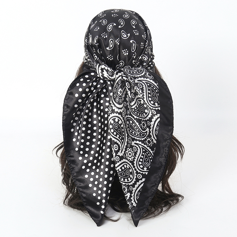 Handkerchiefs Hair Silk Scarf  - đánh giá và giá Scarf Silk Square