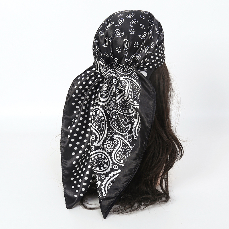 Handkerchiefs Hair Silk Scarf  - đánh giá và giá Scarf Silk Square