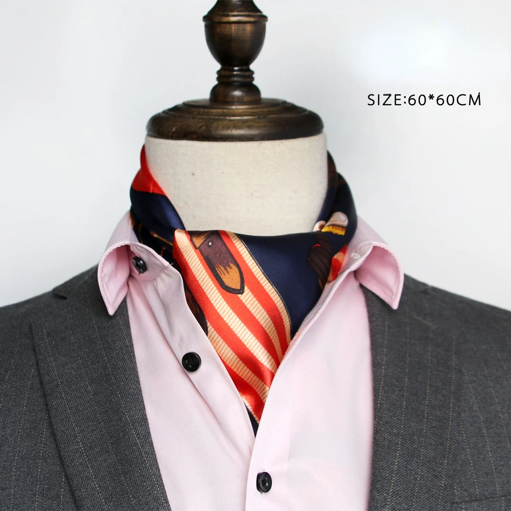 British Men's Silk Scarf Small - đánh giá và giá Scarf Silk Square
