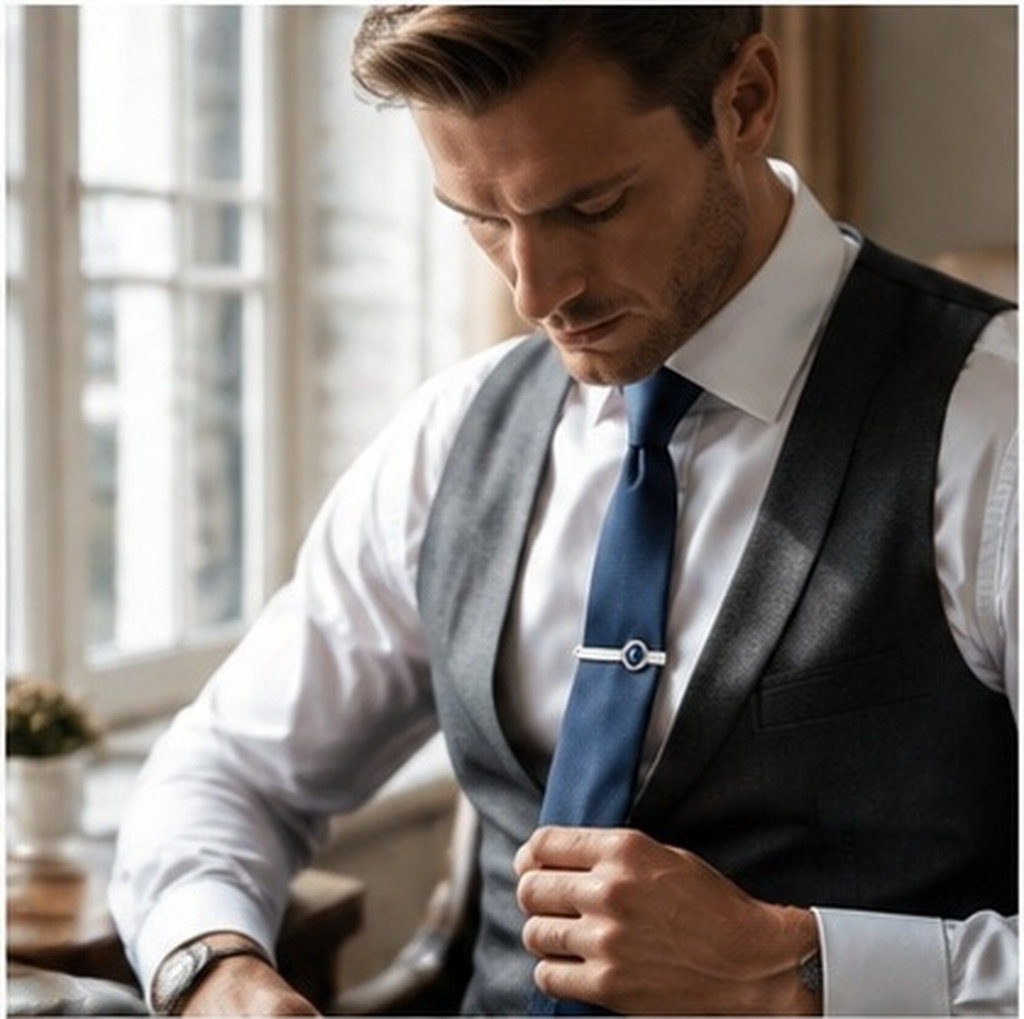 2Pcs Mens Tie Clip Set Stainle - đánh giá và giá Tie Bar Set Gift